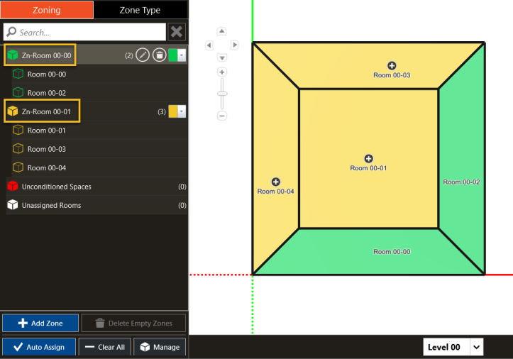 Zones & Zone Types (Setpoints, Driftpoints, Supply Path, Return Path ...