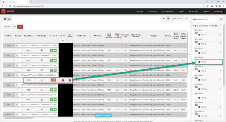 Creating Equipment Curves from Trane Select Assist