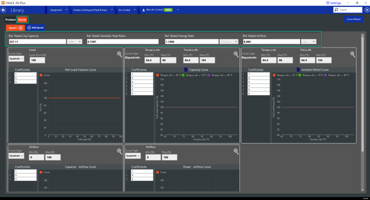 Creating Equipment Curves from Trane Select Assist