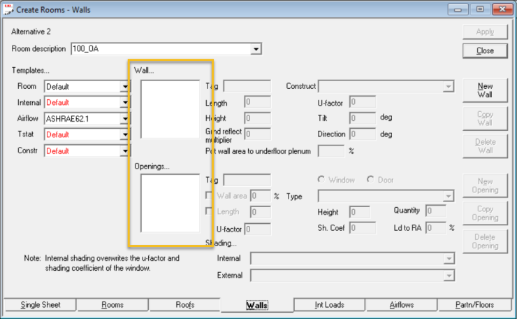 How do I model a system with 100% outdoor air?