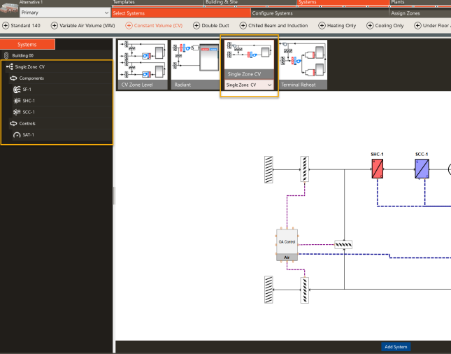 Modeling Multiple Identical Zone Level Systems to a Project