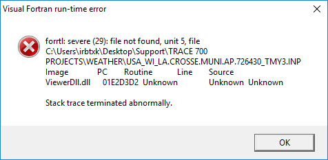 EPW weather file import crash