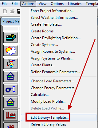 How do I import / export a library file in TRACE 700?