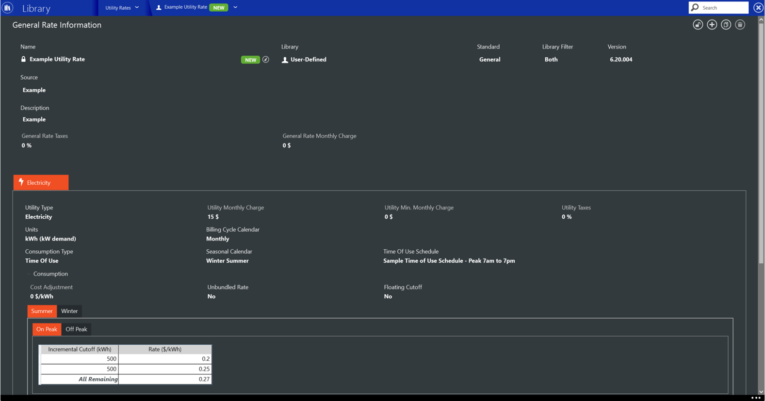 Utilities and Utility Rate Setup