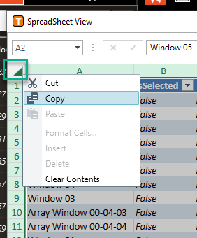 Spreadsheet Editor